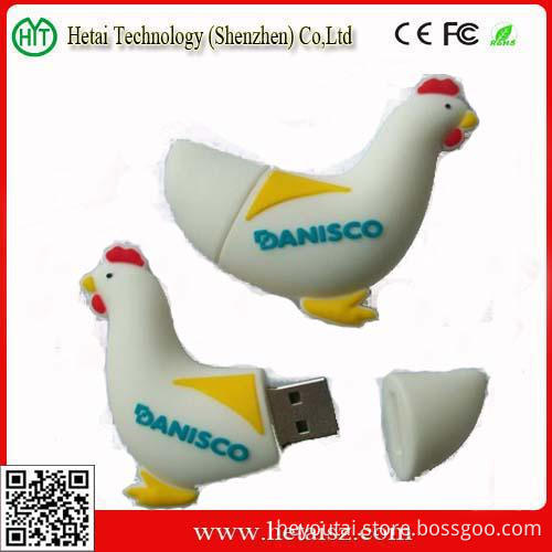 Animal PVC Chicken Shape USB Flash Drive 16GB Wholesale